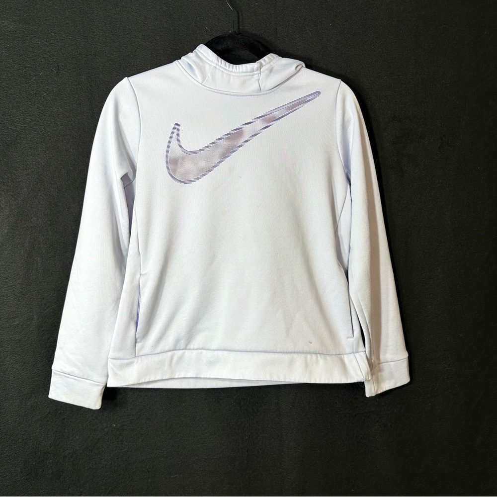 Girl's XL Purple Loose Pullover Logo Hoodie Sweatshirt - Nike